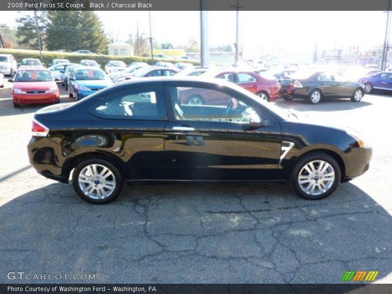 Black / Charcoal Black 2008 Ford Focus SE Coupe