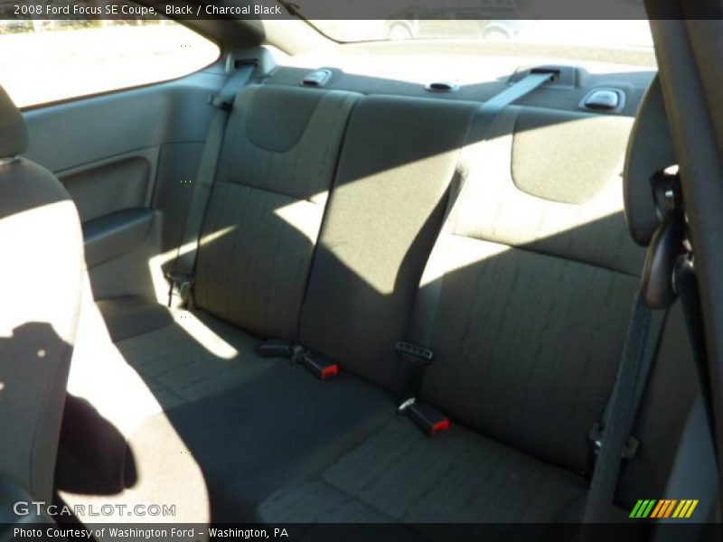 Black / Charcoal Black 2008 Ford Focus SE Coupe