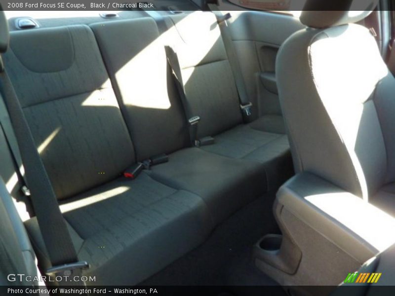Black / Charcoal Black 2008 Ford Focus SE Coupe