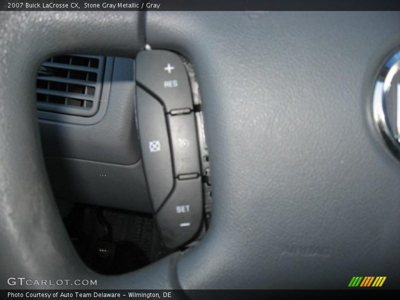 Stone Gray Metallic / Gray 2007 Buick LaCrosse CX
