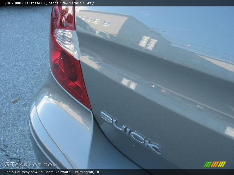 Stone Gray Metallic / Gray 2007 Buick LaCrosse CX