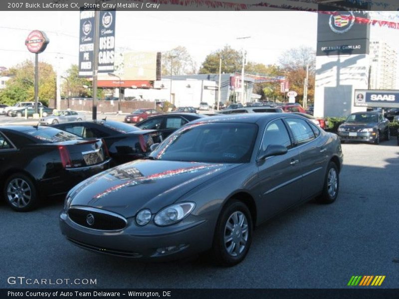 Stone Gray Metallic / Gray 2007 Buick LaCrosse CX