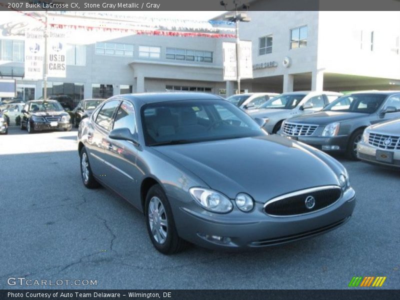 Stone Gray Metallic / Gray 2007 Buick LaCrosse CX