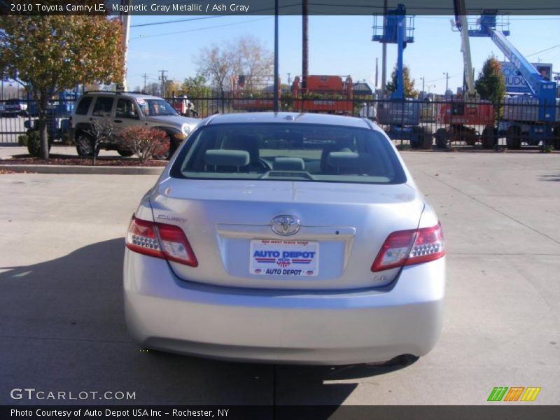 Magnetic Gray Metallic / Ash Gray 2010 Toyota Camry LE
