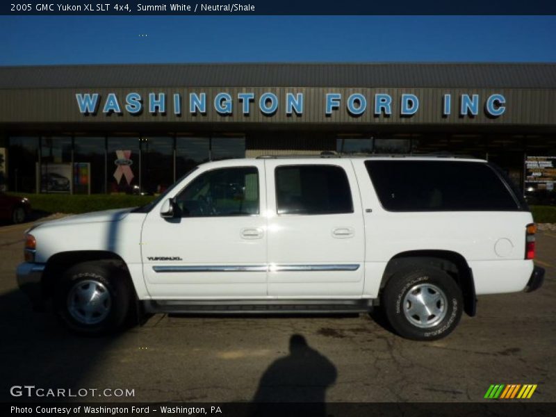 Summit White / Neutral/Shale 2005 GMC Yukon XL SLT 4x4