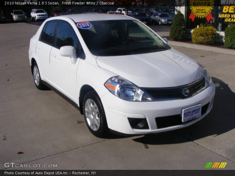 Front 3/4 View of 2010 Versa 1.8 S Sedan