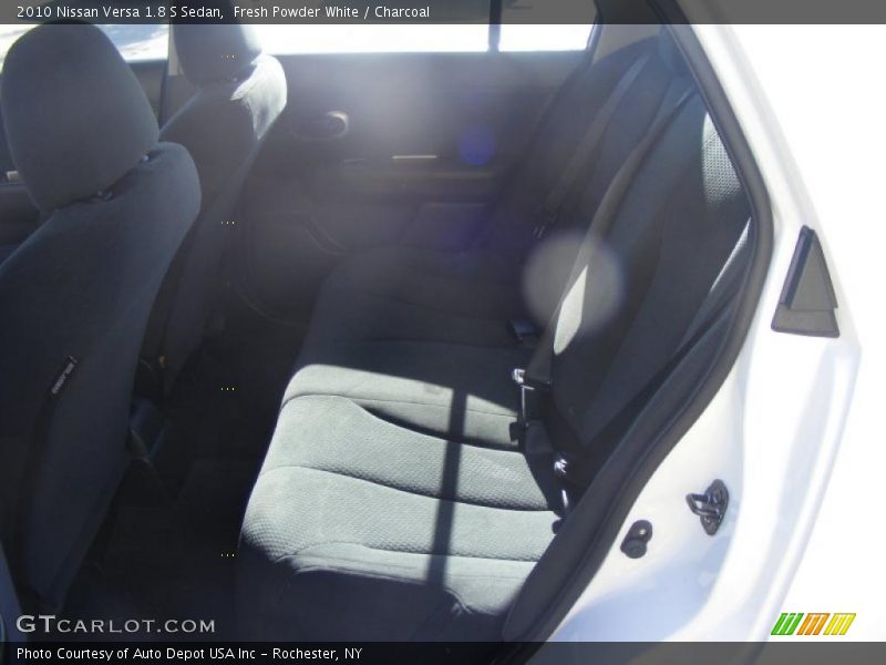 Fresh Powder White / Charcoal 2010 Nissan Versa 1.8 S Sedan