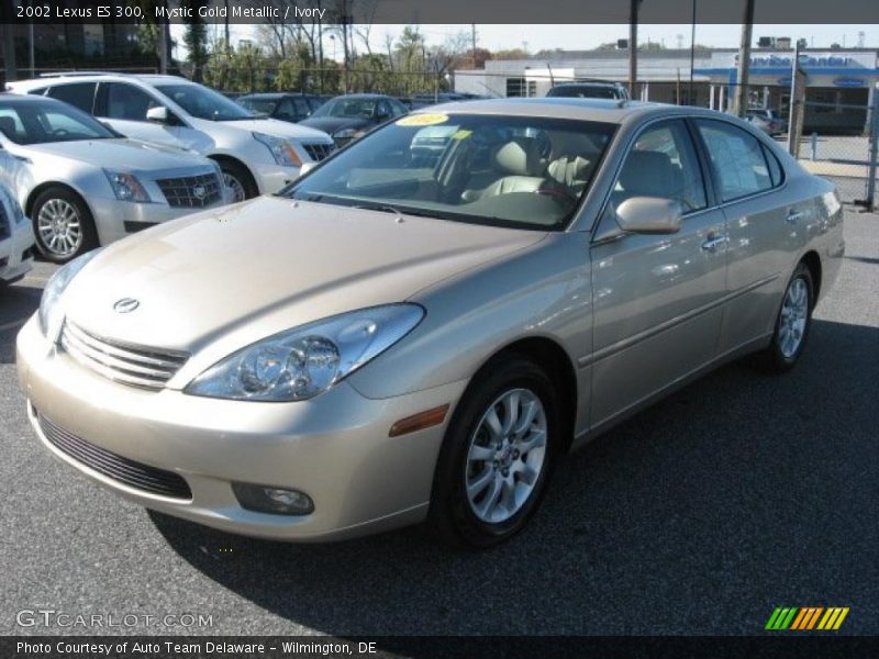Mystic Gold Metallic / Ivory 2002 Lexus ES 300