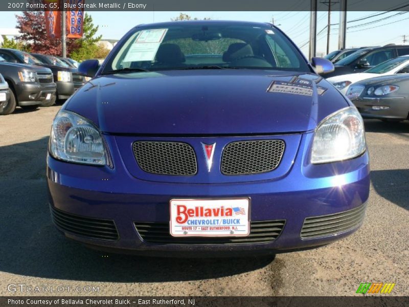 Blue Streak Metallic / Ebony 2007 Pontiac G5