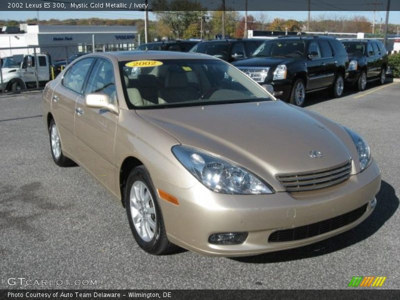 Mystic Gold Metallic / Ivory 2002 Lexus ES 300
