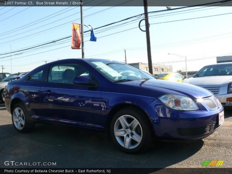 Blue Streak Metallic / Ebony 2007 Pontiac G5