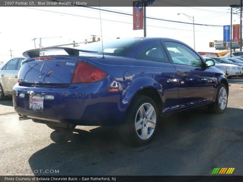 Blue Streak Metallic / Ebony 2007 Pontiac G5