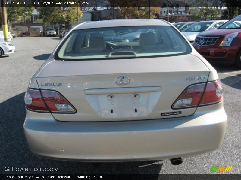 Mystic Gold Metallic / Ivory 2002 Lexus ES 300