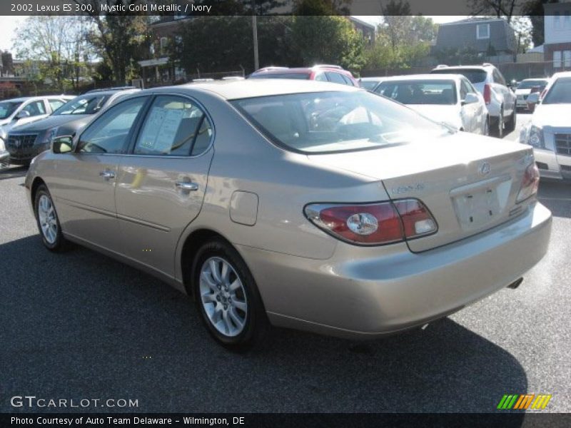 Mystic Gold Metallic / Ivory 2002 Lexus ES 300