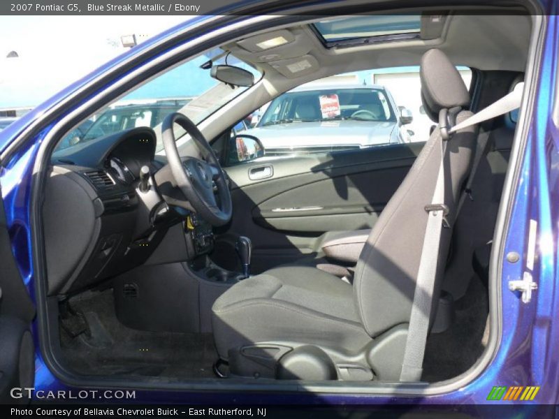 Blue Streak Metallic / Ebony 2007 Pontiac G5