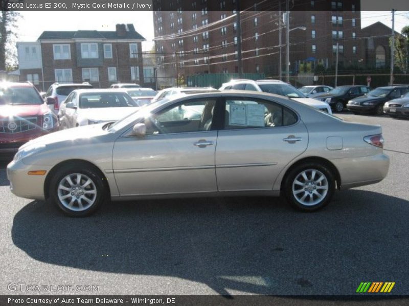 Mystic Gold Metallic / Ivory 2002 Lexus ES 300