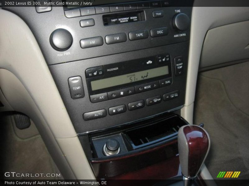 Mystic Gold Metallic / Ivory 2002 Lexus ES 300
