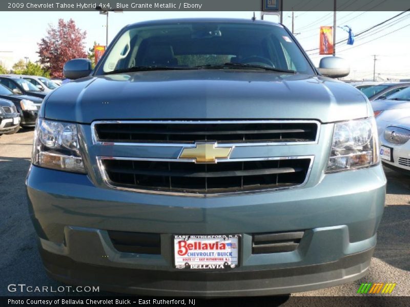 Blue Granite Metallic / Ebony 2009 Chevrolet Tahoe Hybrid 4x4