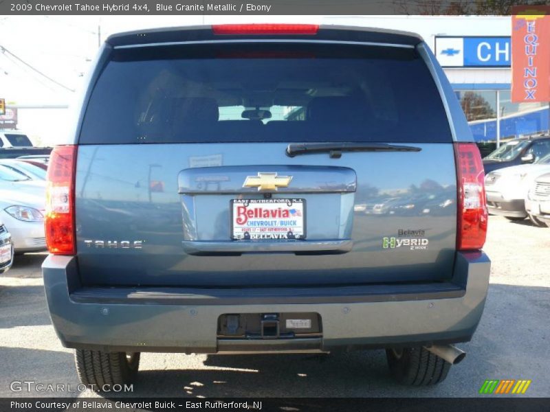 Blue Granite Metallic / Ebony 2009 Chevrolet Tahoe Hybrid 4x4