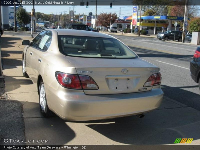 Mystic Gold Metallic / Ivory 2002 Lexus ES 300
