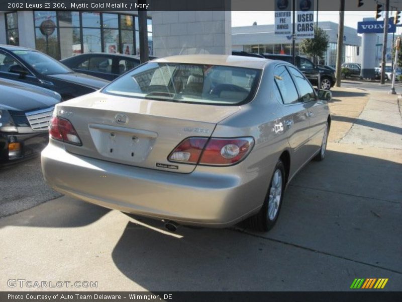 Mystic Gold Metallic / Ivory 2002 Lexus ES 300