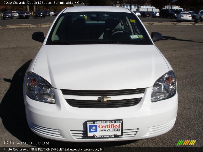 Summit White / Gray 2010 Chevrolet Cobalt LS Sedan