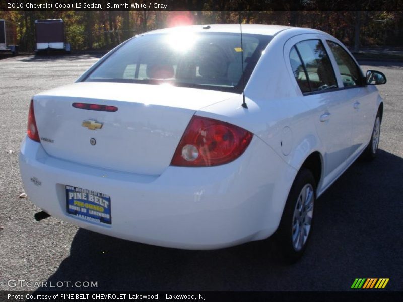 Summit White / Gray 2010 Chevrolet Cobalt LS Sedan