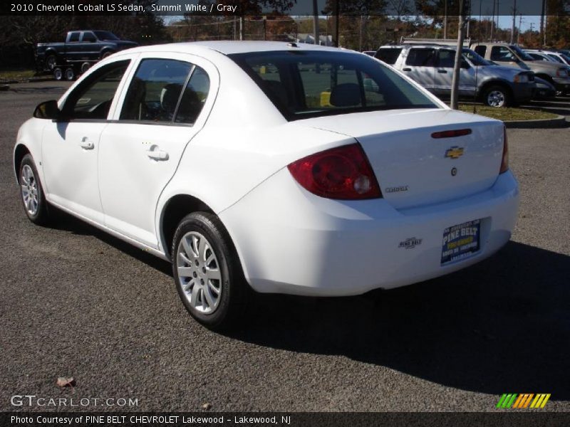 Summit White / Gray 2010 Chevrolet Cobalt LS Sedan