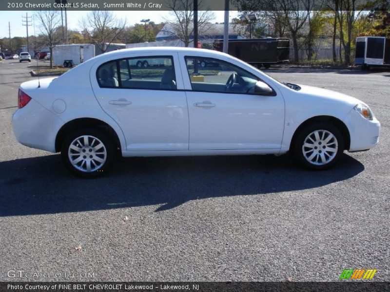 Summit White / Gray 2010 Chevrolet Cobalt LS Sedan