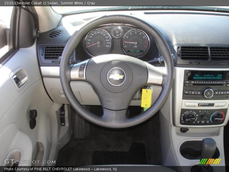 Summit White / Gray 2010 Chevrolet Cobalt LS Sedan