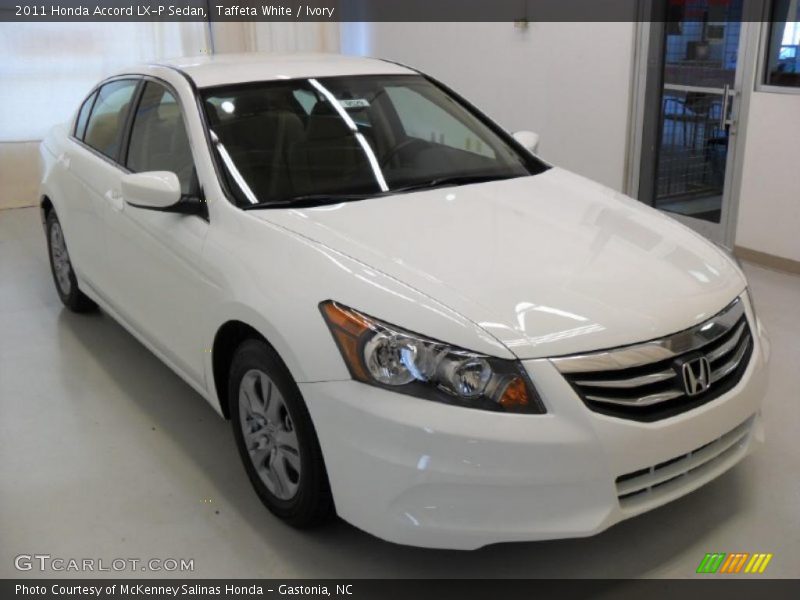 Taffeta White / Ivory 2011 Honda Accord LX-P Sedan