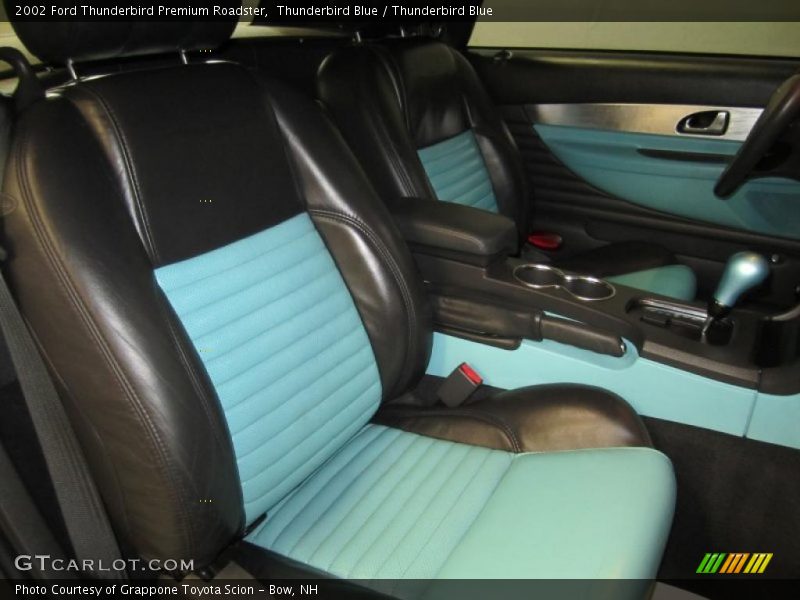  2002 Thunderbird Premium Roadster Thunderbird Blue Interior