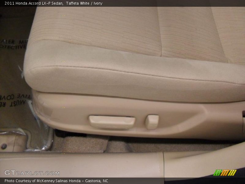 Taffeta White / Ivory 2011 Honda Accord LX-P Sedan