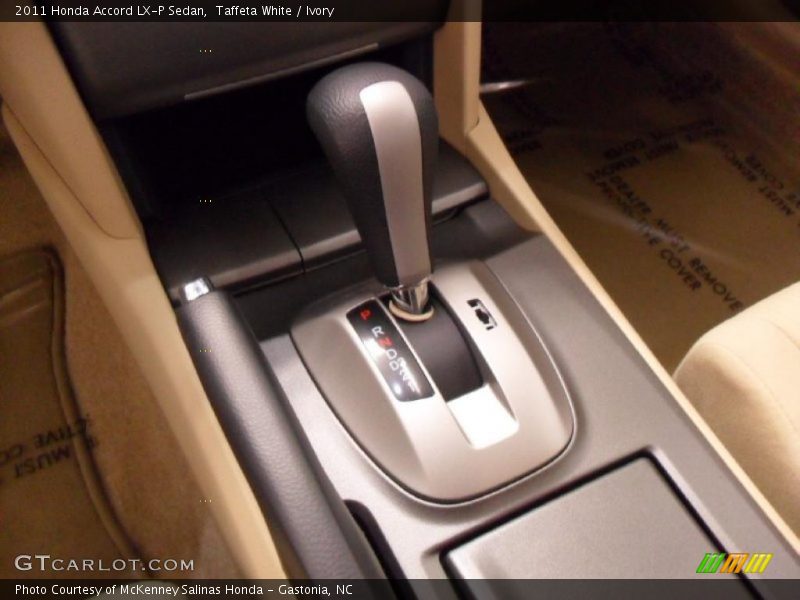  2011 Accord LX-P Sedan 5 Speed Automatic Shifter