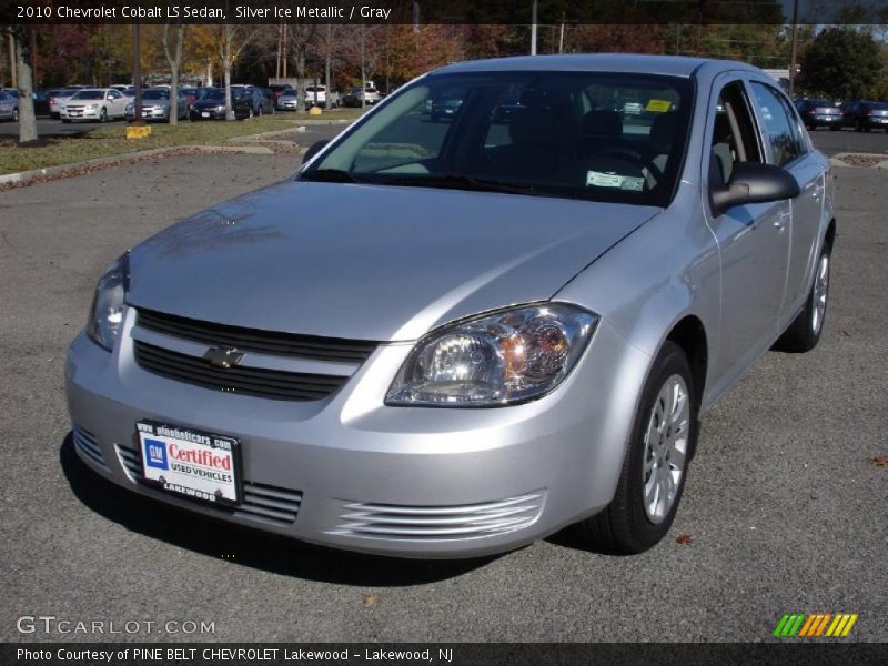 Silver Ice Metallic / Gray 2010 Chevrolet Cobalt LS Sedan