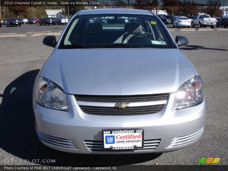 Silver Ice Metallic / Gray 2010 Chevrolet Cobalt LS Sedan