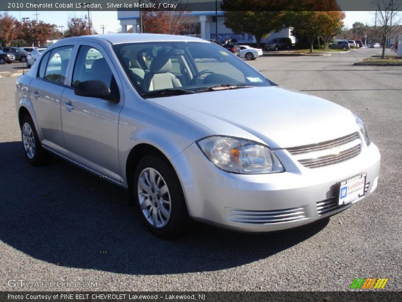 Silver Ice Metallic / Gray 2010 Chevrolet Cobalt LS Sedan
