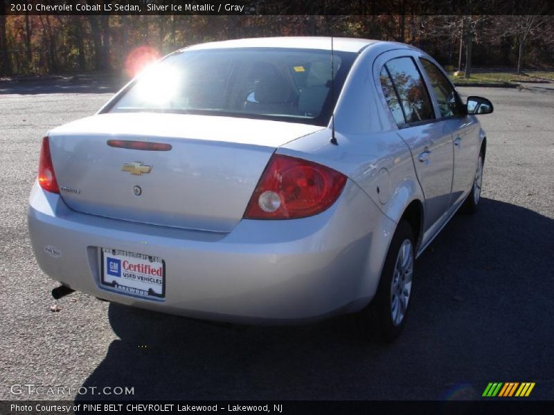 Silver Ice Metallic / Gray 2010 Chevrolet Cobalt LS Sedan