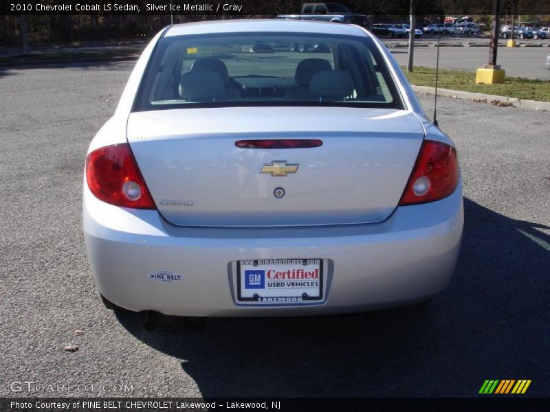 Silver Ice Metallic / Gray 2010 Chevrolet Cobalt LS Sedan