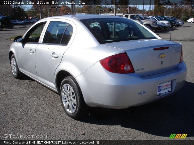 Silver Ice Metallic / Gray 2010 Chevrolet Cobalt LS Sedan