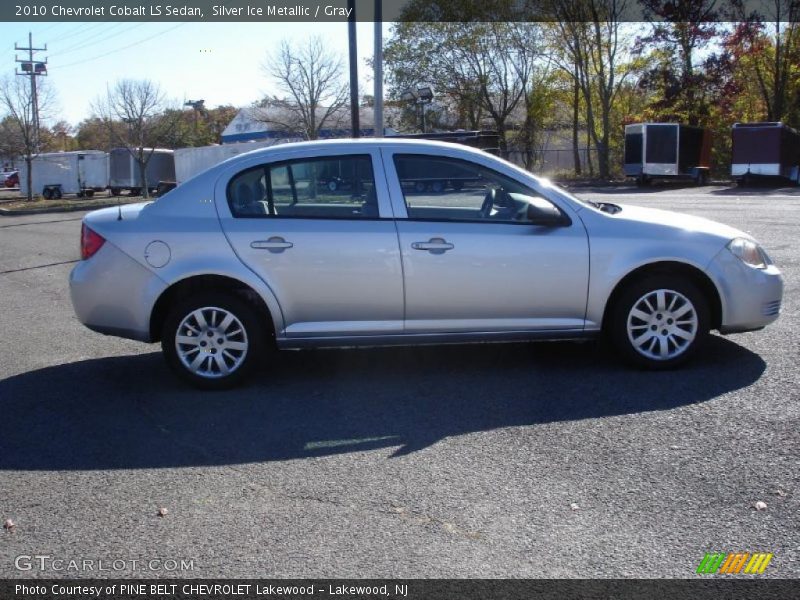 Silver Ice Metallic / Gray 2010 Chevrolet Cobalt LS Sedan