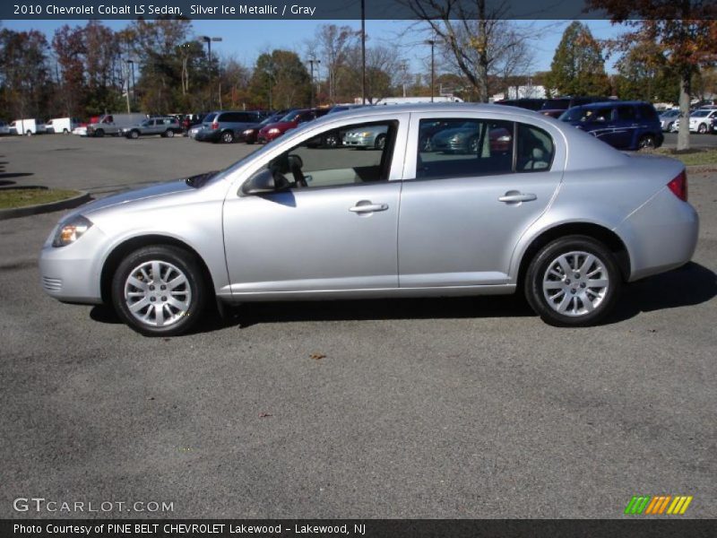 Silver Ice Metallic / Gray 2010 Chevrolet Cobalt LS Sedan