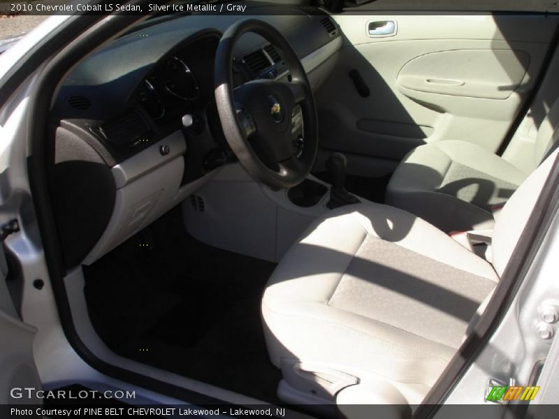 Silver Ice Metallic / Gray 2010 Chevrolet Cobalt LS Sedan