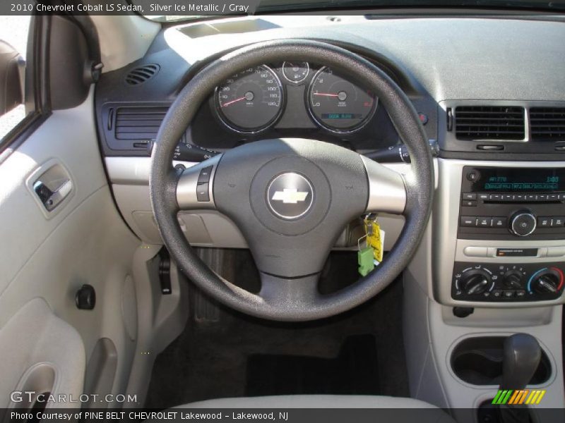 Silver Ice Metallic / Gray 2010 Chevrolet Cobalt LS Sedan