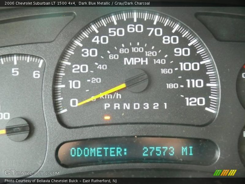 Dark Blue Metallic / Gray/Dark Charcoal 2006 Chevrolet Suburban LT 1500 4x4