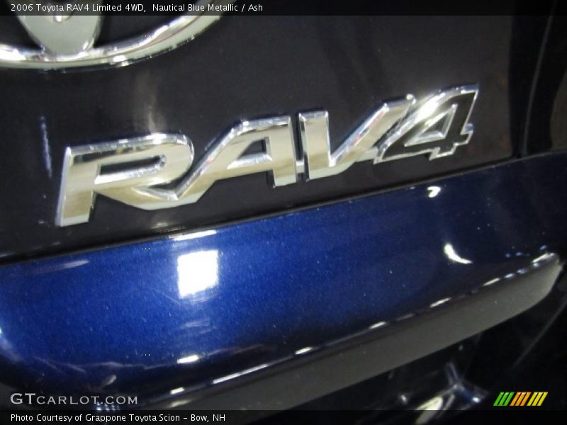 Nautical Blue Metallic / Ash 2006 Toyota RAV4 Limited 4WD