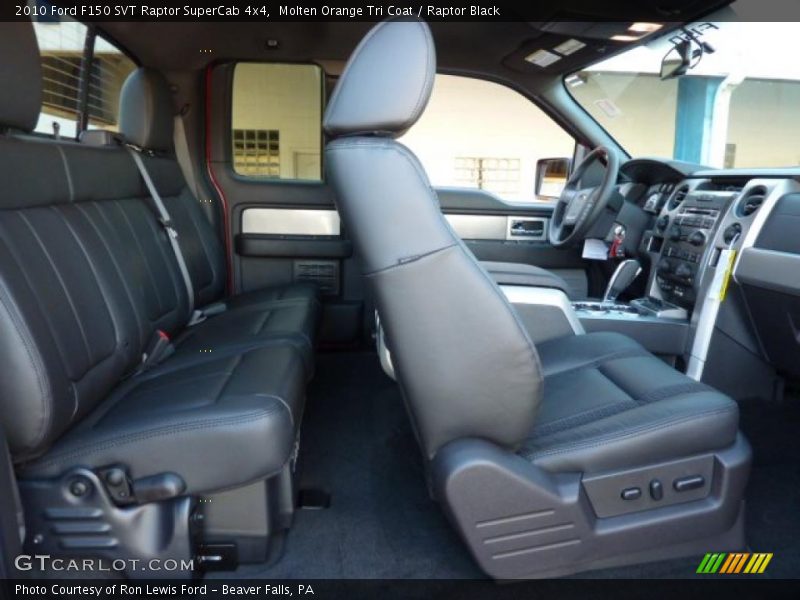  2010 F150 SVT Raptor SuperCab 4x4 Raptor Black Interior