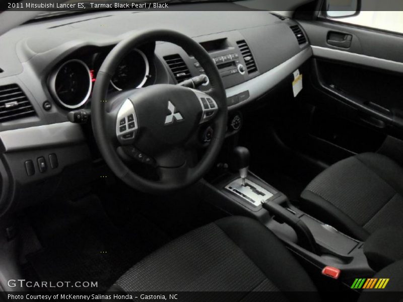 Black Interior - 2011 Lancer ES 