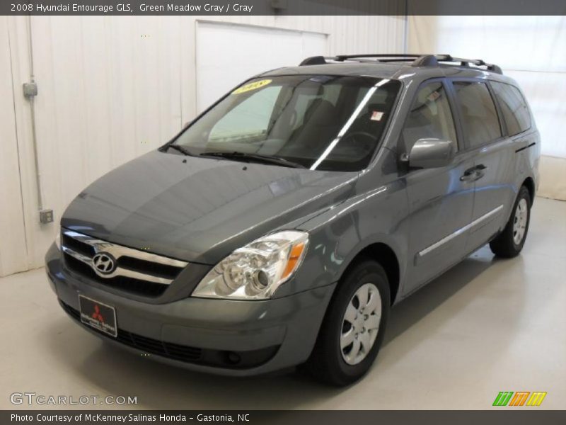 Green Meadow Gray / Gray 2008 Hyundai Entourage GLS