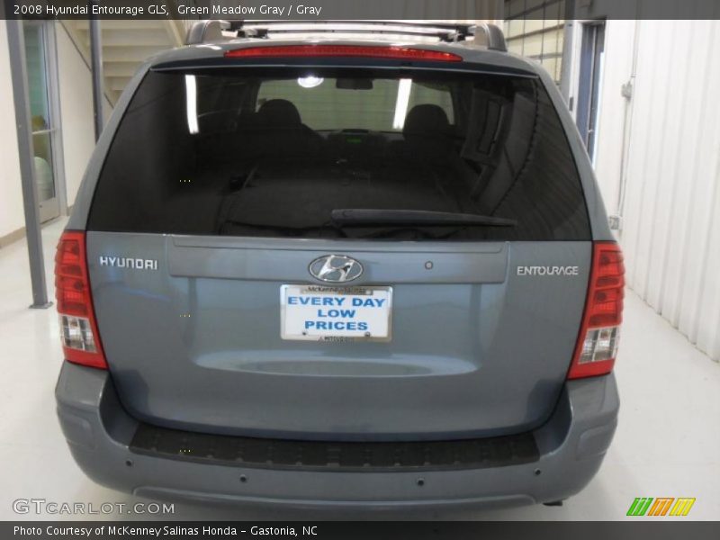 Green Meadow Gray / Gray 2008 Hyundai Entourage GLS
